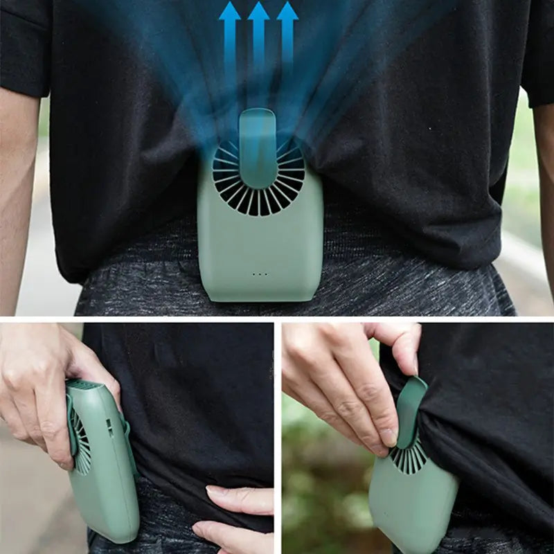 Mini Under-Shirt Fan – Rechargeable & Ultra-Quiet Cooling