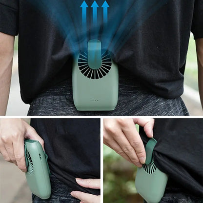 Mini Under-Shirt Fan – Rechargeable & Ultra-Quiet Cooling